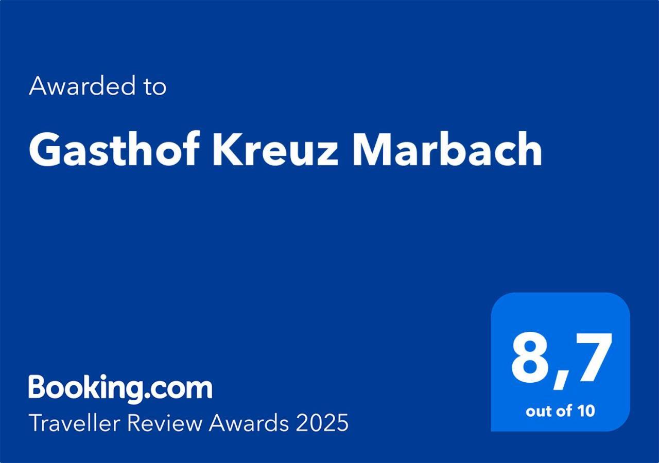 Gasthof Kreuz Marbach Kültér fotó